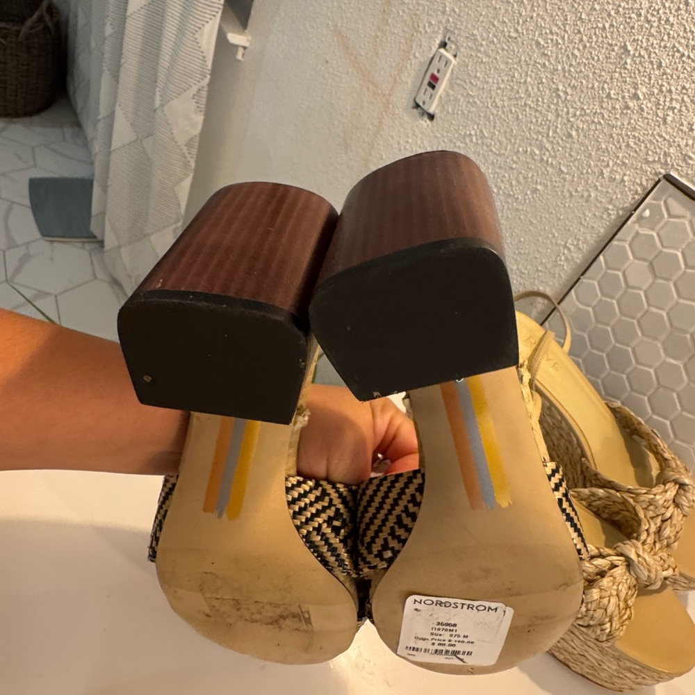 Sam Edelman Block Heel Sandals - Picture 7 of 8